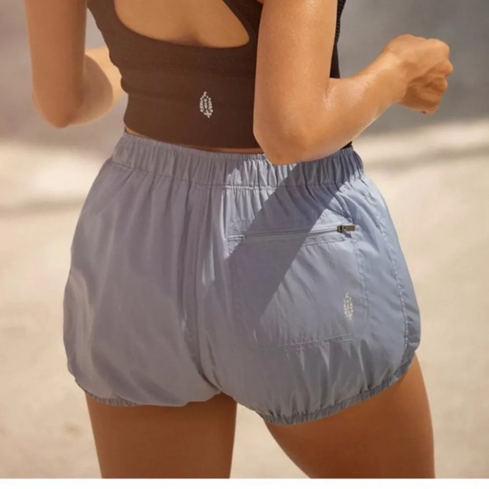NWT! Free People Movement Sea Blue Bubble Shorts - Multiple Sizes ♥️ - Picture 2 of 4